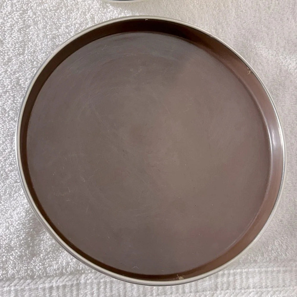 Vintage Enamelware Autumn Flowers Skillet Frying Pan With Lid - Picture 7 of 15